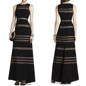 BCBG Black Formal Lace Dress
